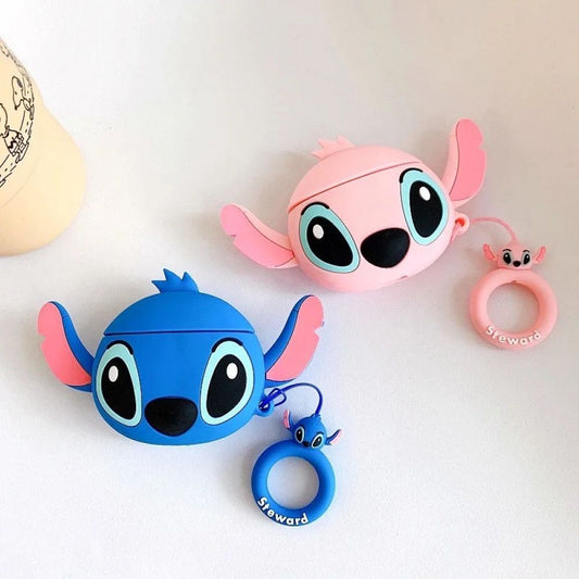 Stitch and Angel airpods cases