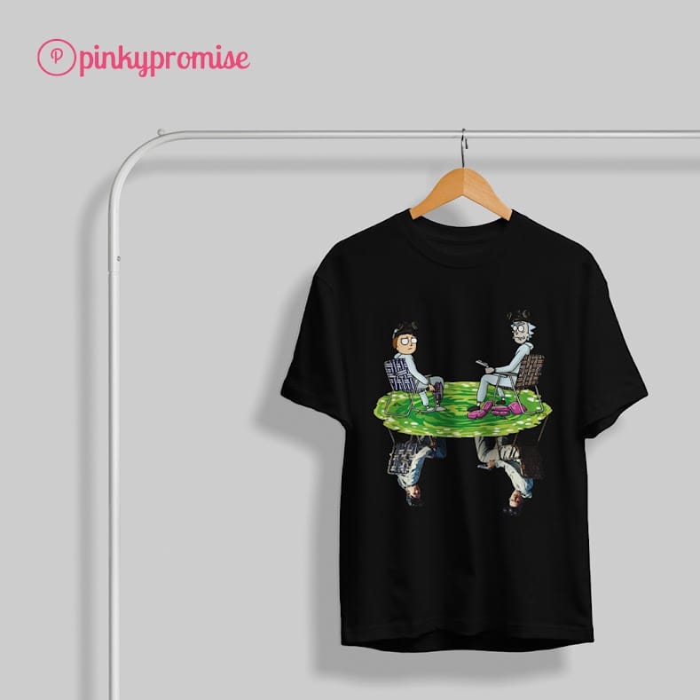 rick and morty XX breaking bad t-shirt