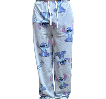 Stitch pajama pants (summer material)(خامة صيفية)