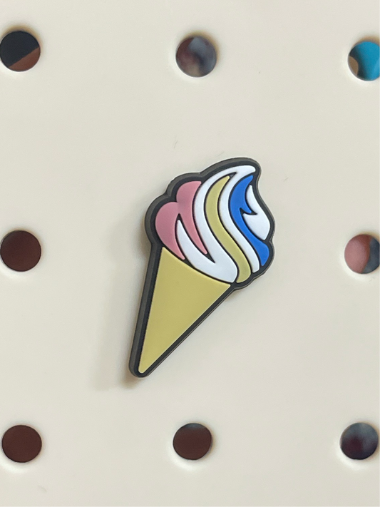 Ice cream cone charm