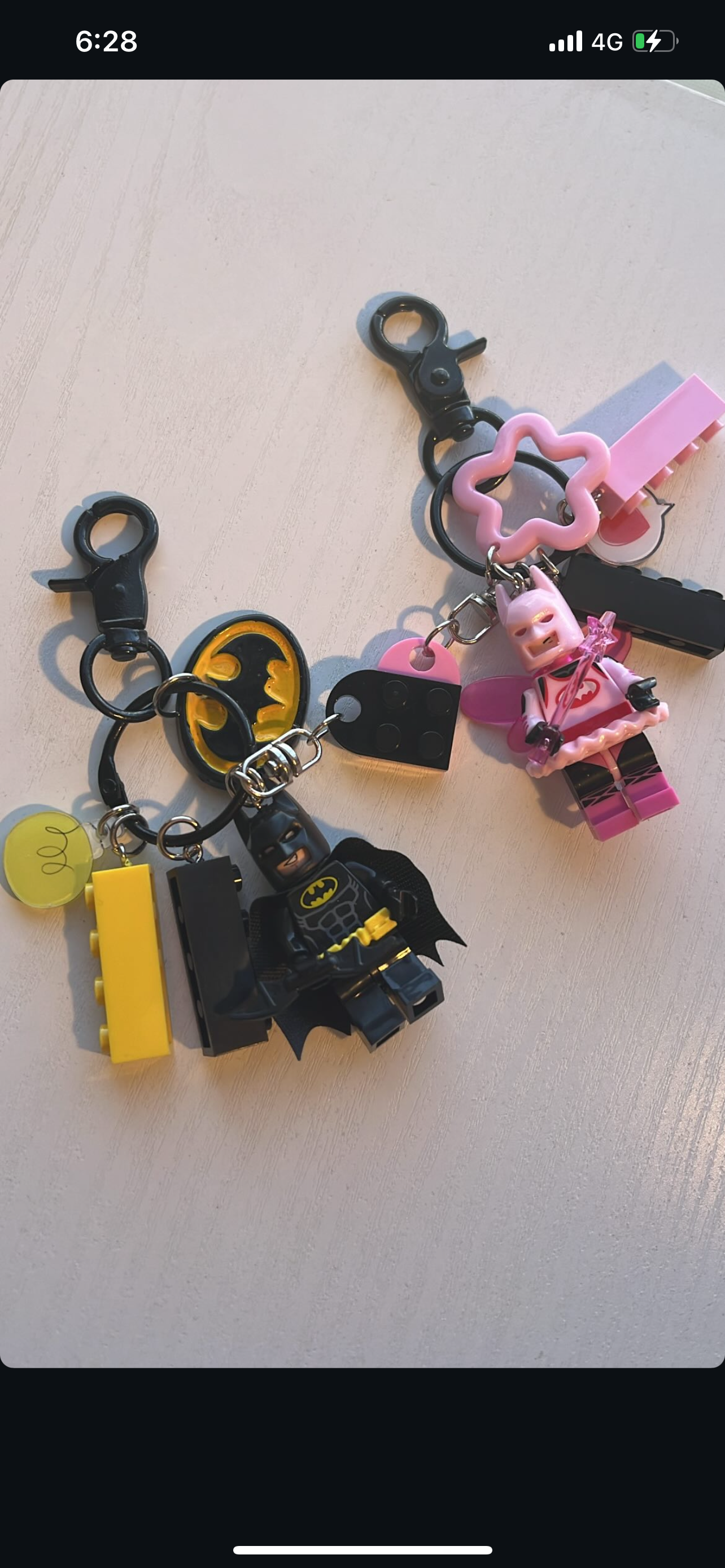 Matching batman keychains