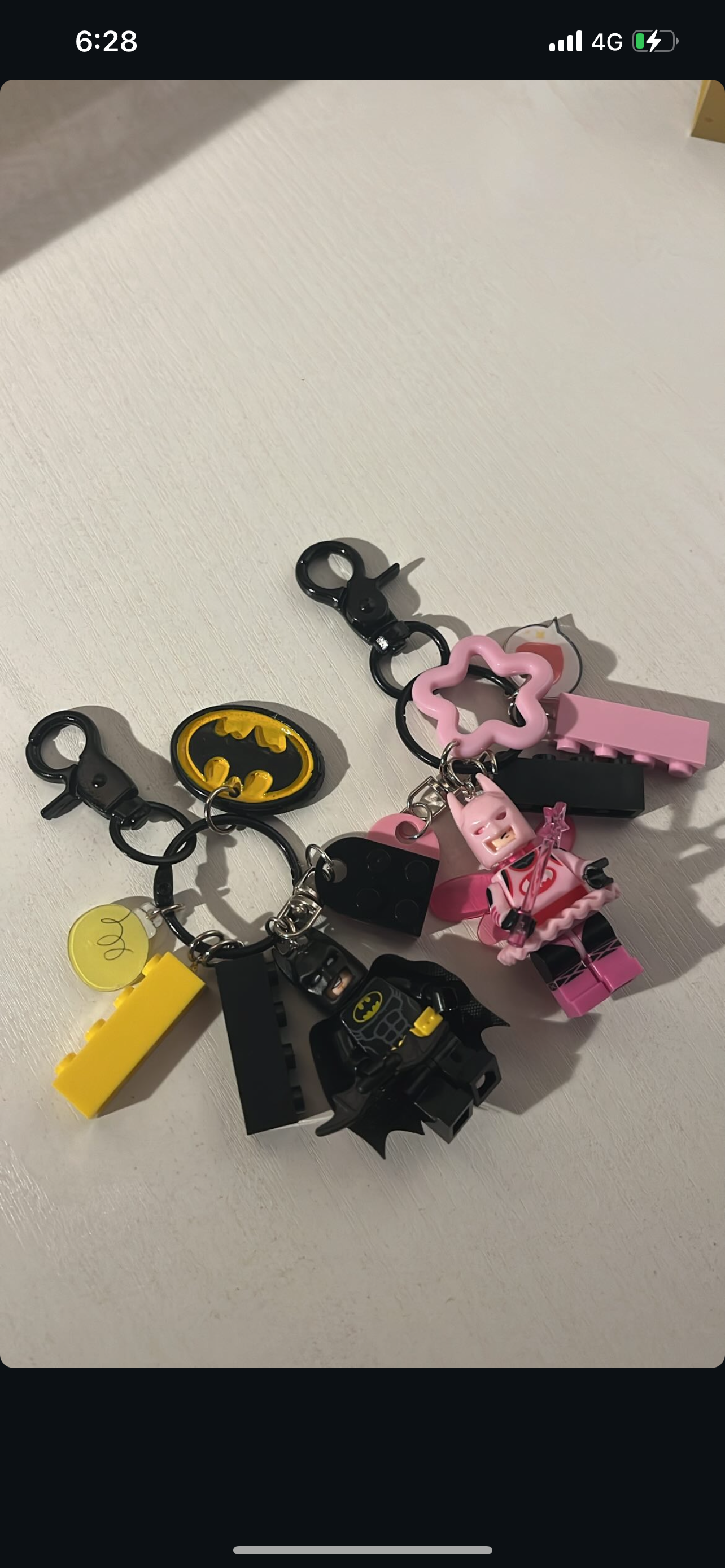 Matching batman keychains