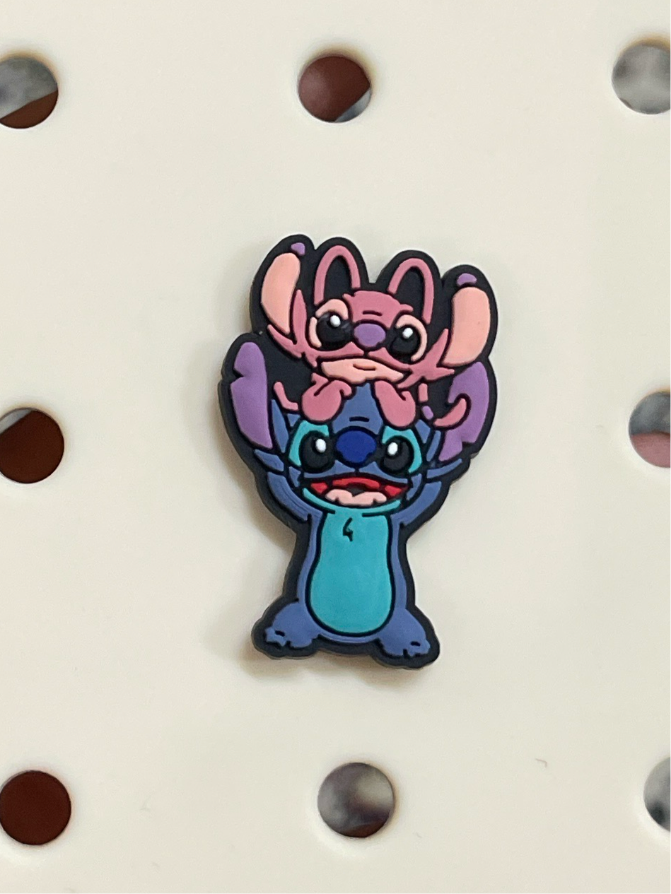 Stitch and angel charm