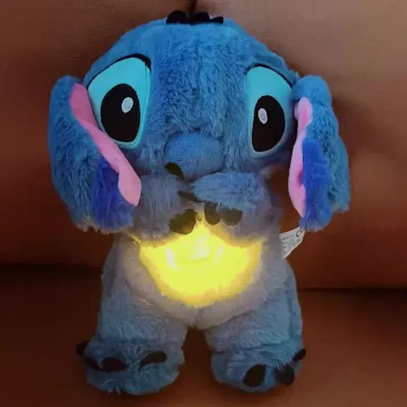 Breathing stitch and angle plush toys