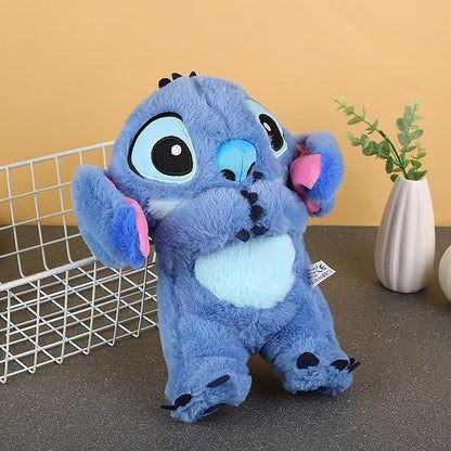 Breathing stitch and angle plush toys