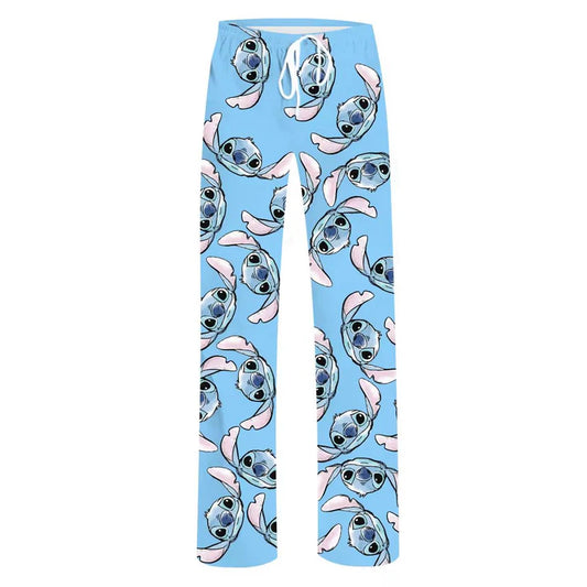 Stitch pajama pants (summer material)(خامة صيفية)