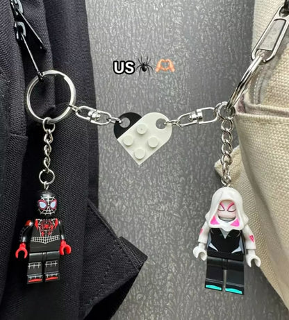 Matching spiderman Keychains