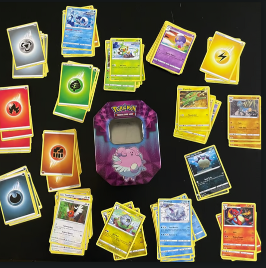 Pokémon cards tin