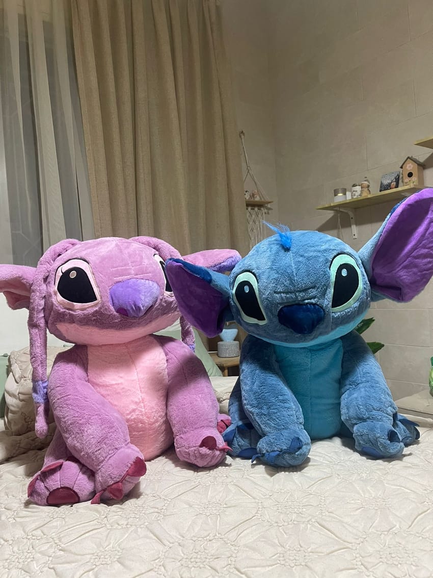 Stitch and Angel plush toys