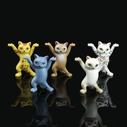 Mini cat figures set