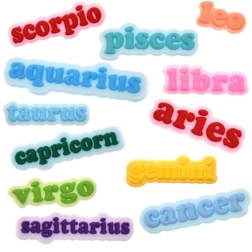 Zodiac signs charms