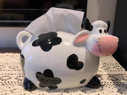 Cow tissue box