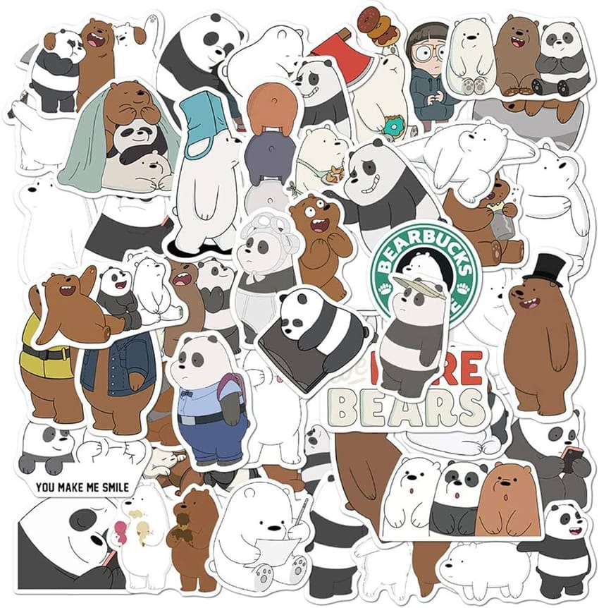 We bare bears stickers