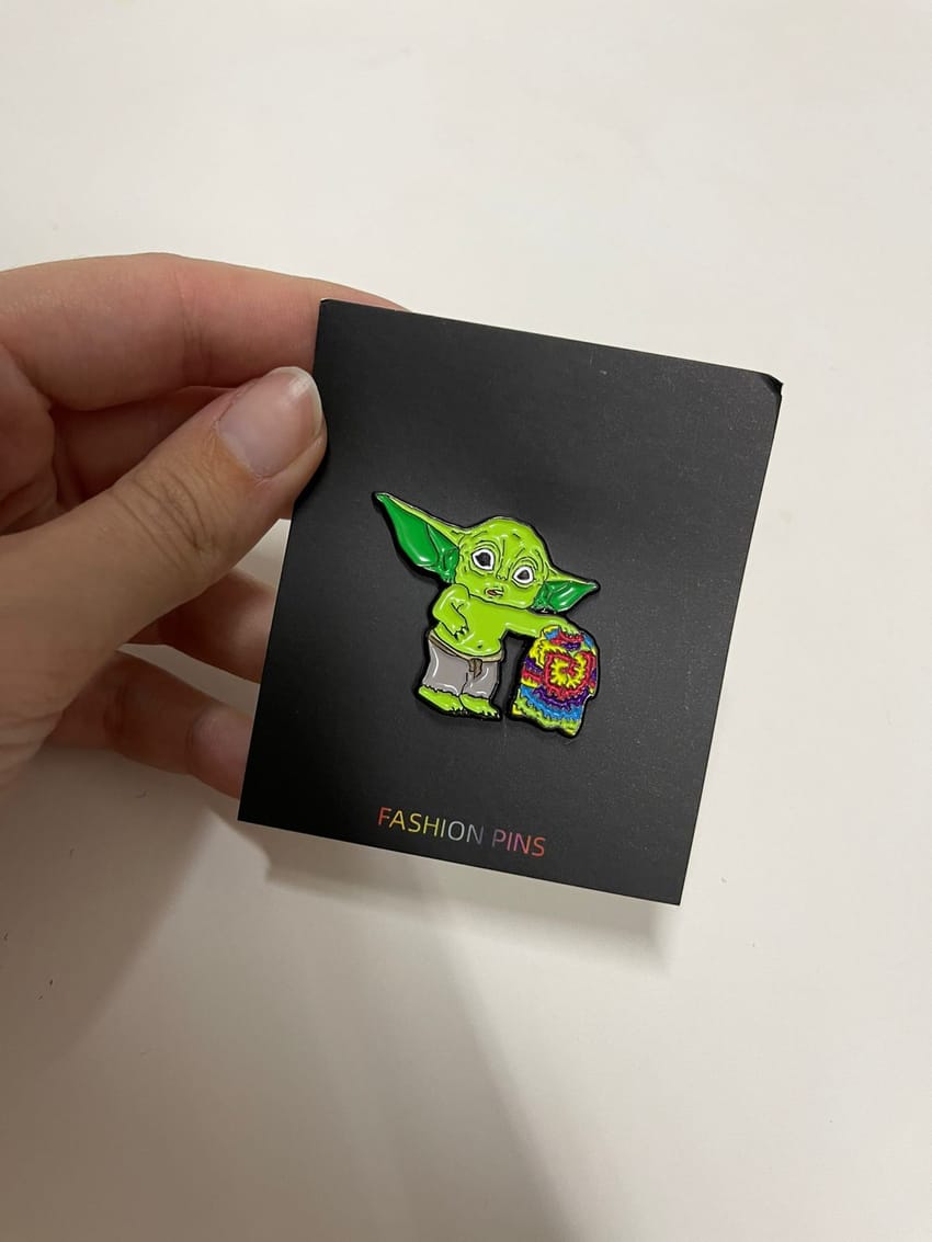 Funny Yoda Pin