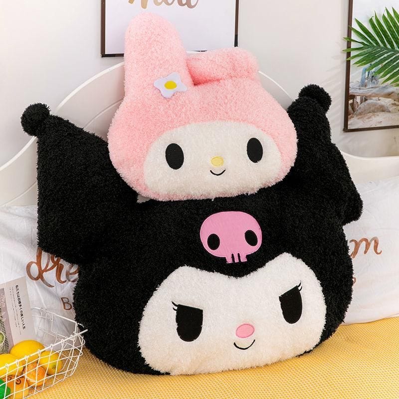 kuromi and my melody pillow