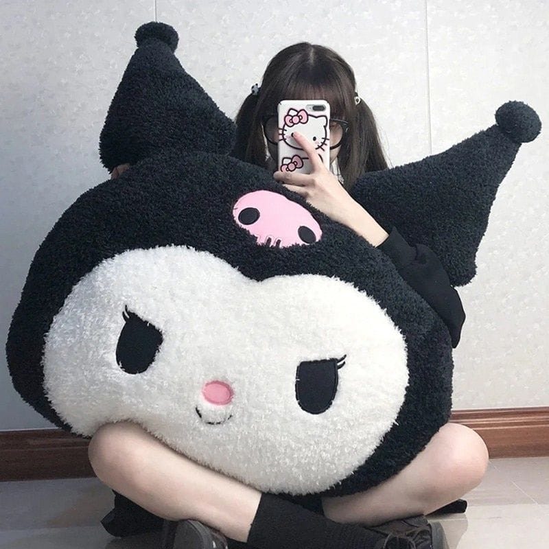 kuromi and my melody pillow