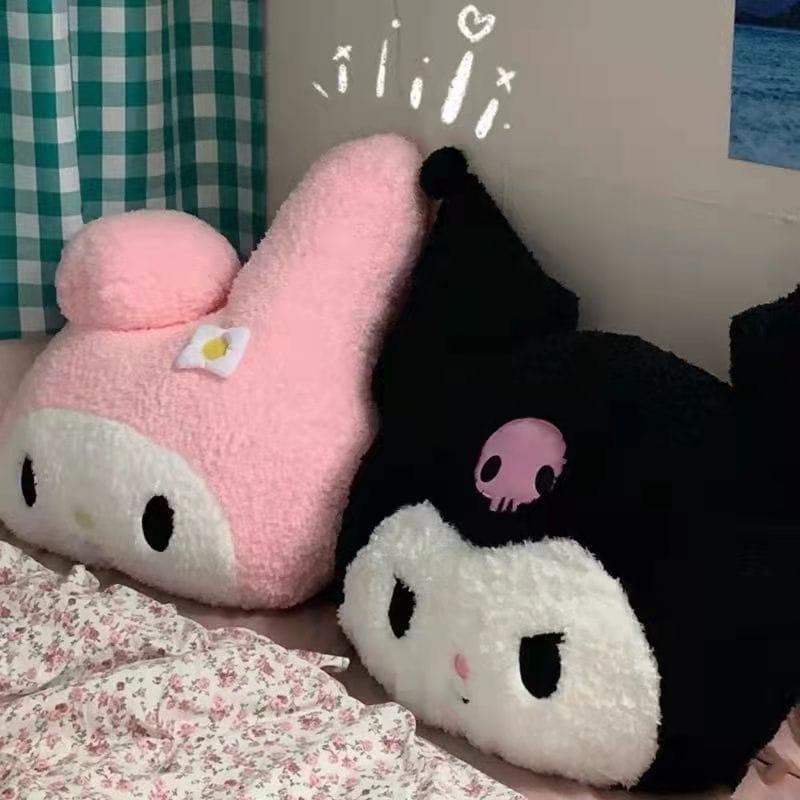 kuromi and my melody pillow