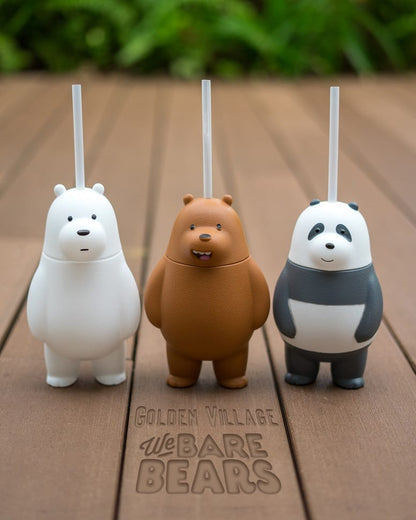 we bare bears cups with straws