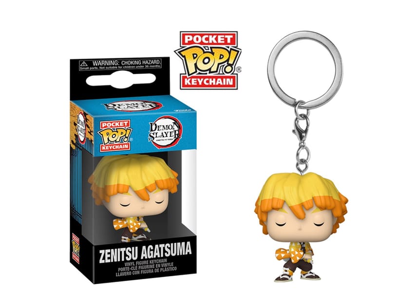 Zenitsu demon slayer Funko keychain