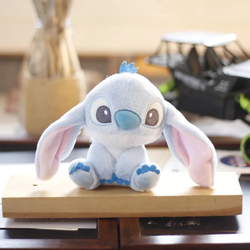 Stitch and angel Plush keychains