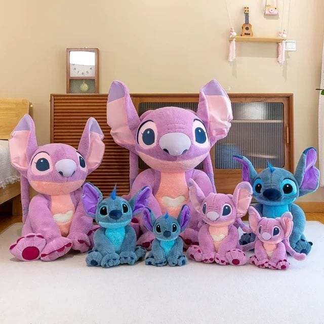 Stitch and Angel plush toys