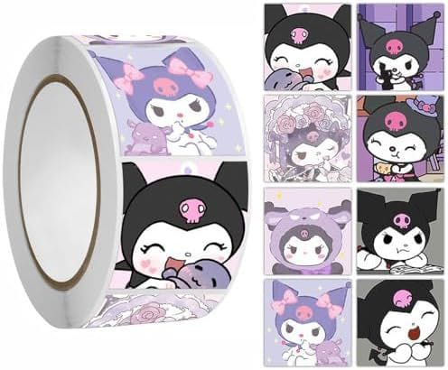 Kuromi stickers roll