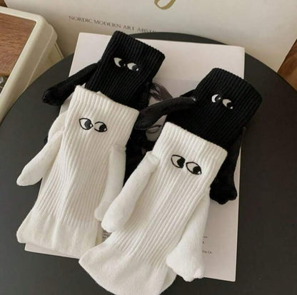 Holding hands matching socks