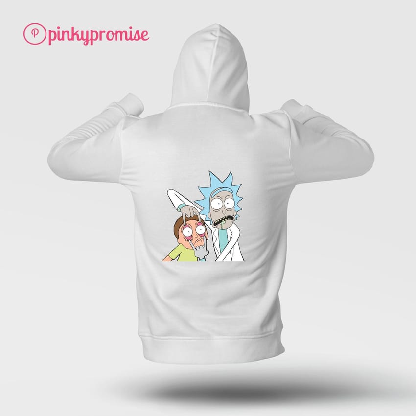 Rick And Morty Hoodie (Back Print)