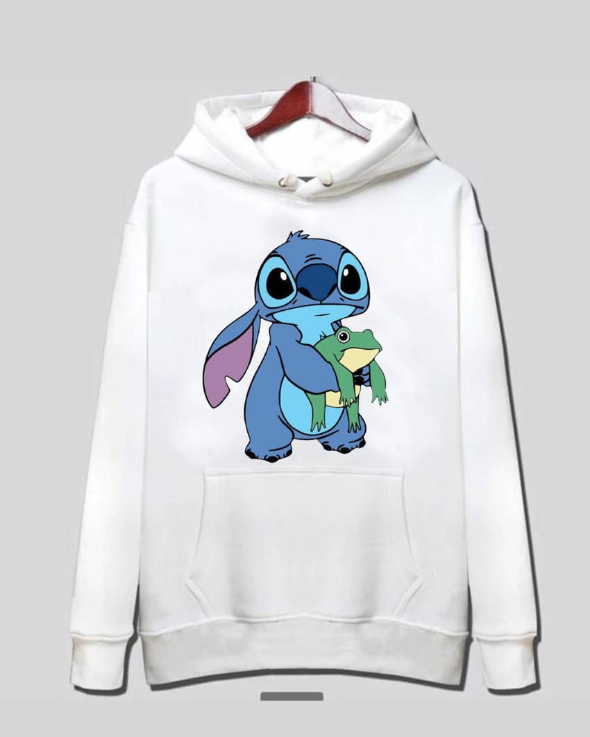 Stitch Holding Frog Hoodie