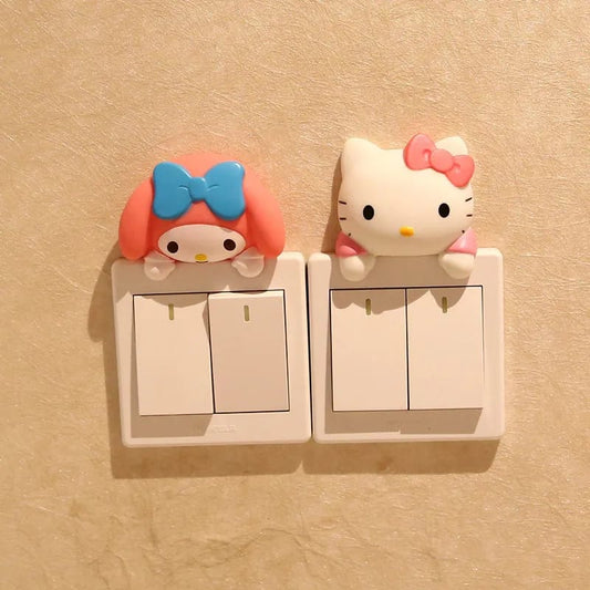 Hello kitty decoration for the light switch