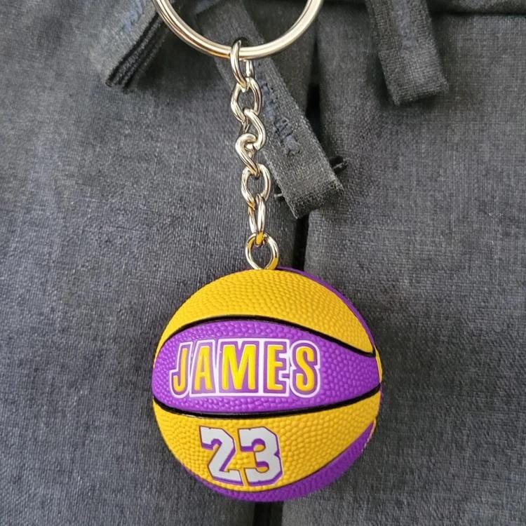 Basket ball keychain