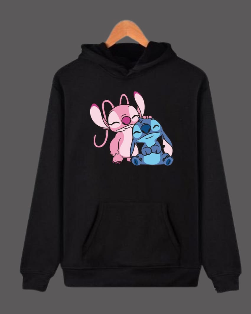 Stitch and Angel Hoodie