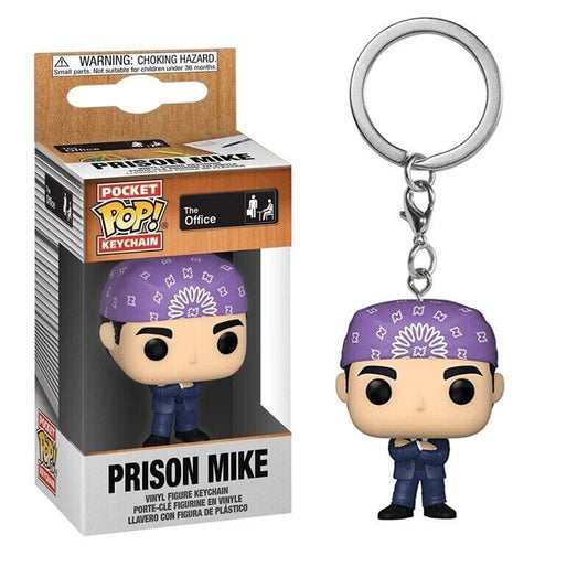 Prison Mike from the office Funko keychain