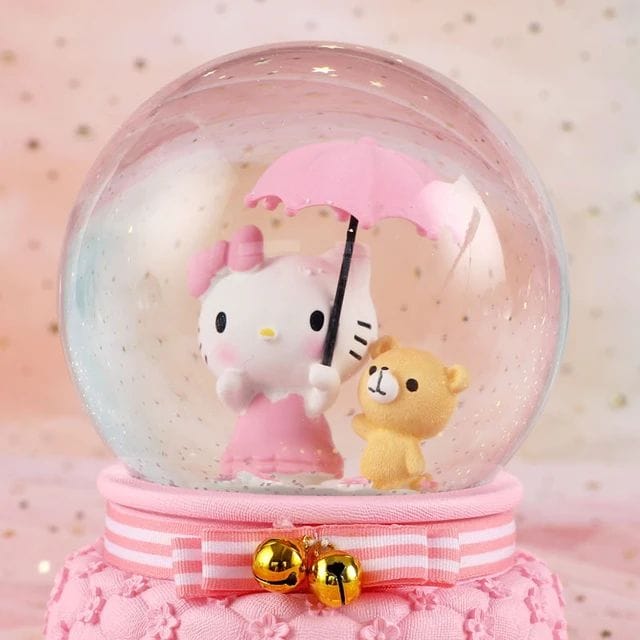 Hello kitty snow globe