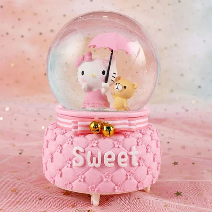 Hello kitty snow globe