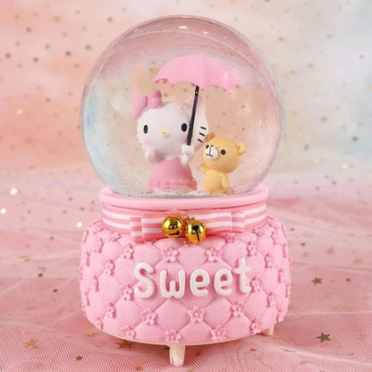 Hello kitty snow globe