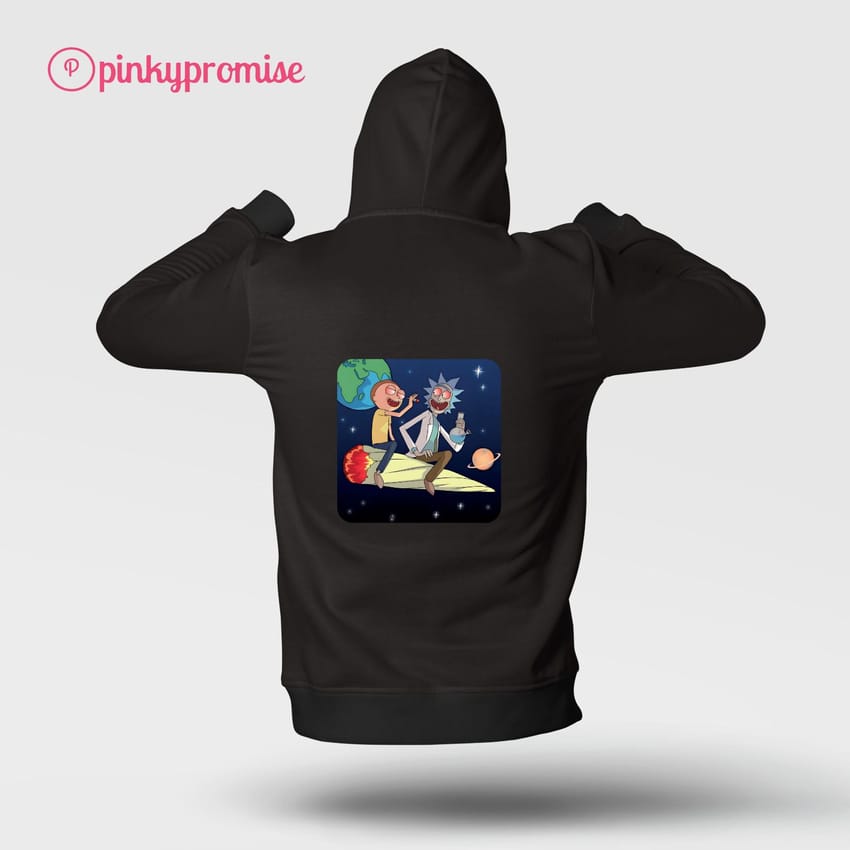 Rick And Morty Hoodie (back print)