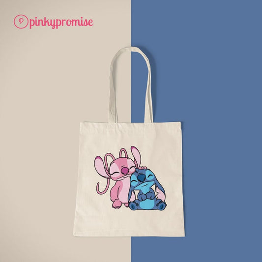 Stitch and Angel Tote Bag