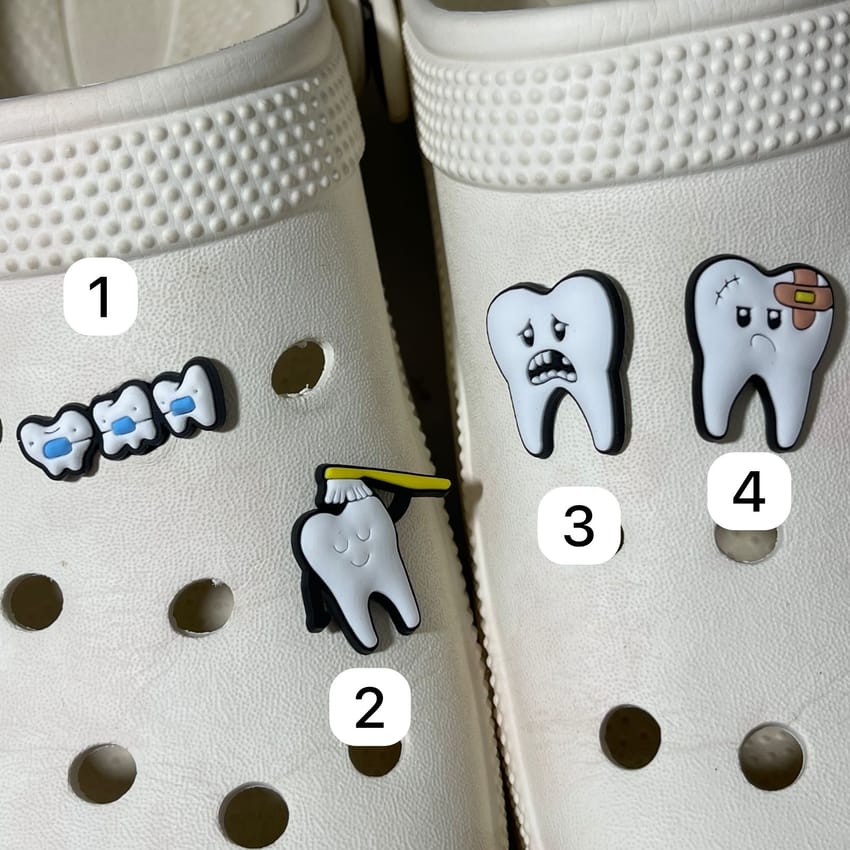 Teeth crcs charms