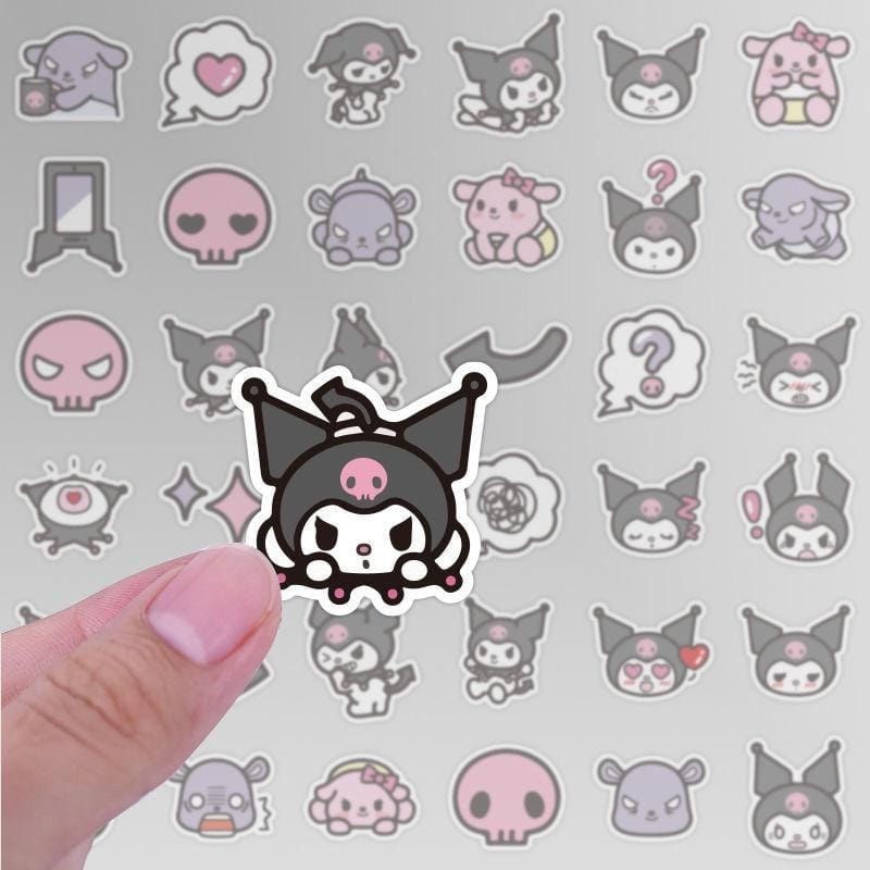 Kuromi stickers pack