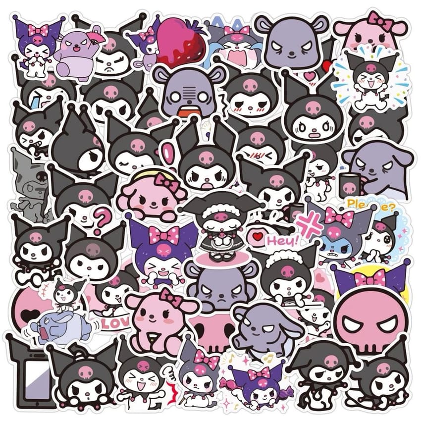 Kuromi stickers pack