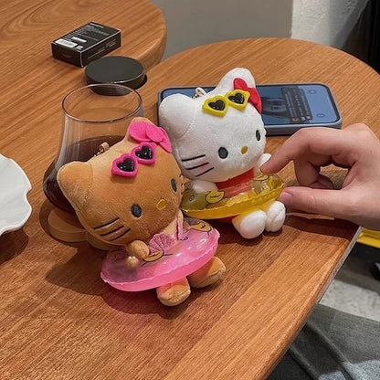 hello kitty plush keychain