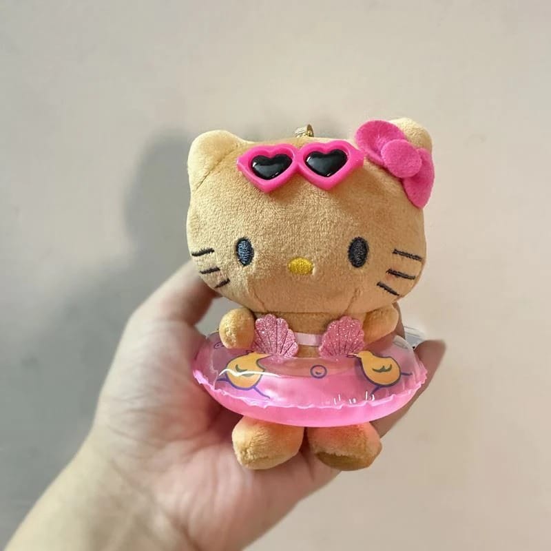 hello kitty plush keychain