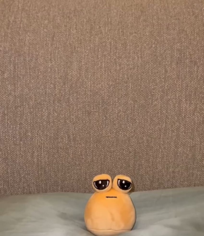 Mini pou plush toy