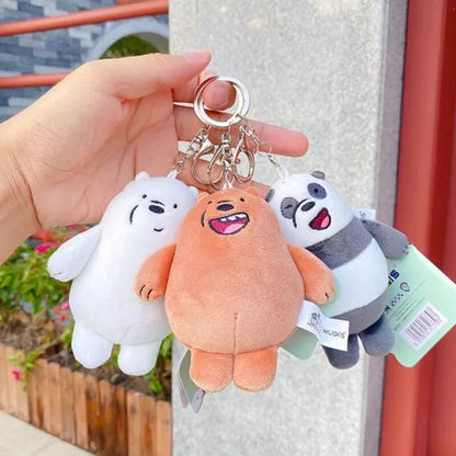 we bare bears keychains