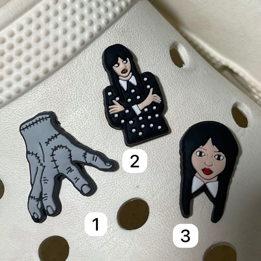 Wednesday Adams crcs charms