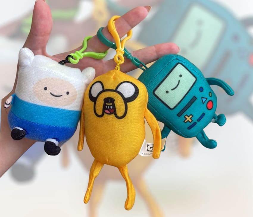 adventure time plush keychains