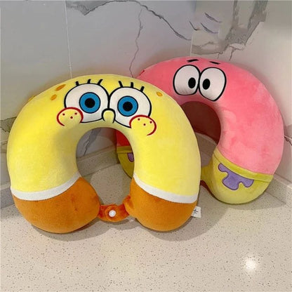 SpongeBob and Patrick neck pillow