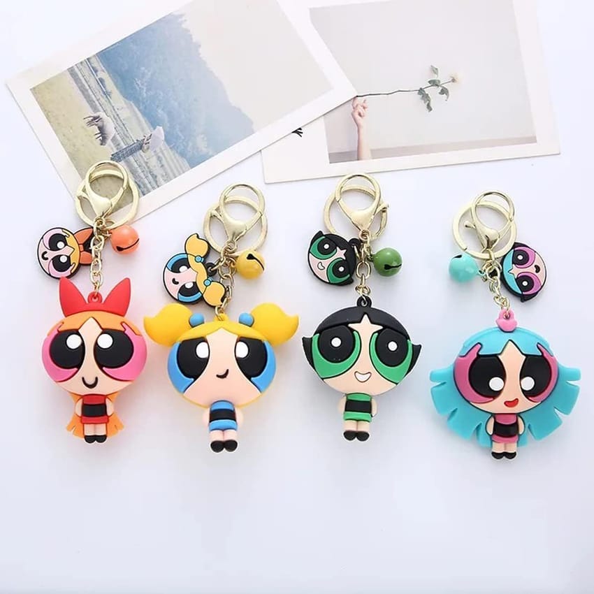 powerpuff girls keychains