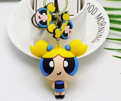 powerpuff girls keychains